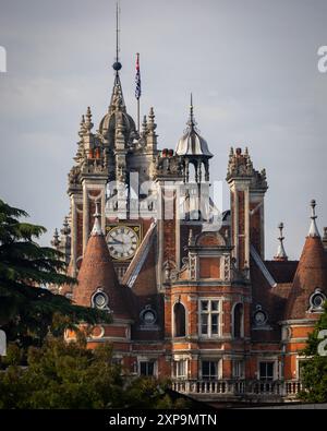 Royal Holloway College, Egham, Surrey Banque D'Images