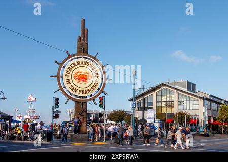 Bâtiment historique dans le Waterfront de San Francisco, Californie Banque D'Images