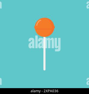 Vecteur de bonbons. logo candy. Vecteur de bâton de bonbons. Illustration de Vecteur