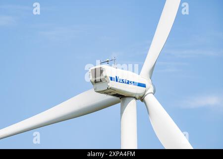 Eemshaven - produire de l'électricité (verte) dans l'Eemshaven. ANP / Hollandse Hoogte Venema Media pays-bas Out - belgique Out Banque D'Images