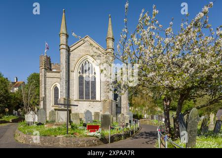 Église St Mary dans le village côtier d’Appledore, North Devon, Angleterre. Banque D'Images