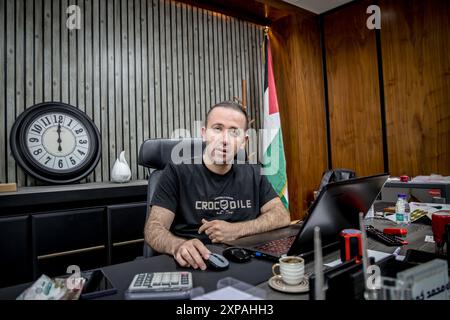 Jénine, Palestine. 17 juillet 2024. En juillet, la Cour internationale de Justice de la Haye a rendu un avis consultatif déclarant qu'Israël occupait illégalement la Cisjordanie et Jérusalem-est depuis 57 ans. (Photo de Sally Hayden/SOPA images/SIPA USA) crédit : SIPA USA/Alamy Live News Banque D'Images