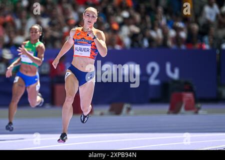 Paris, France. 05 août 2024. PARIS, FRANCE - 5 AOÛT : Lieke Klaver, des pays-Bas, en compétition sur le 400m féminin lors du jour 10 d'Athlétisme - Jeux Olympiques Paris 2024 au stade de France le 5 août 2024 à Paris, France. (Photo par Andy Astfalck/BSR Agency) crédit : BSR Agency/Alamy Live News Banque D'Images