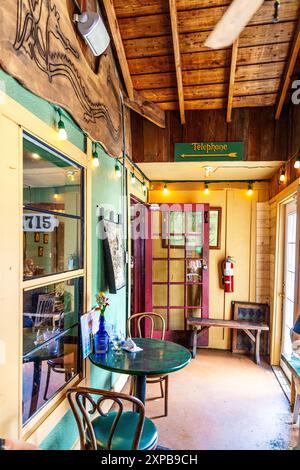 Interior of the Hobbit Cafe - Restaurant sur le thème Tolkien et Lord of the Rings, Houston, Texas Banque D'Images