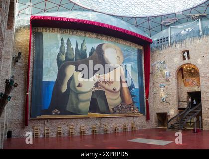 Figueres, Espagne - 3 août 2024 : intérieur du Théâtre-Musée de Salvador Dali, Figueres, Catalogne Banque D'Images