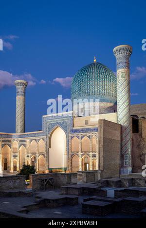 Gur-e Amir mausoleum, Samarkand, Ouzbékistan Banque D'Images