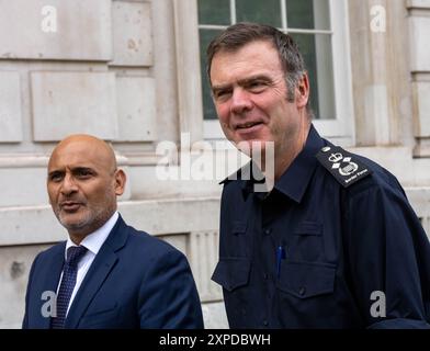 Londres, Royaume-Uni. 5 août 2024. Fonctionnaires au bureau du Cabinet 70 Whitehall London UK Philip (Phil) Douglas, Directeur général, UK Border Force, crédit : Ian Davidson/Alamy Live News Banque D'Images