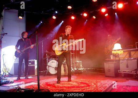 STOCKHOLM, Suède. , . L'acteur canadien Kiefer Sutherland se produit avec son groupe au Grona Lund à Stockholm, en Suède, le 05 août 2024. Photo : Mickan Mörk/TT/Code 11576 crédit : TT News Agency/Alamy Live News Banque D'Images