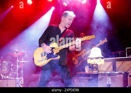 STOCKHOLM, Suède. , . L'acteur canadien Kiefer Sutherland se produit avec son groupe au Grona Lund à Stockholm, en Suède, le 05 août 2024. Photo : Mickan Mörk/TT/Code 11576 crédit : TT News Agency/Alamy Live News Banque D'Images