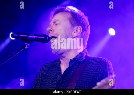 STOCKHOLM, Suède. , . L'acteur canadien Kiefer Sutherland se produit avec son groupe au Grona Lund à Stockholm, en Suède, le 05 août 2024. Photo : Mickan Mörk/TT/Code 11576 crédit : TT News Agency/Alamy Live News Banque D'Images