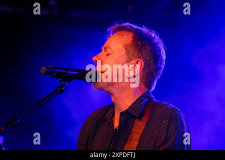 STOCKHOLM, Suède. , . L'acteur canadien Kiefer Sutherland se produit avec son groupe au Grona Lund à Stockholm, en Suède, le 05 août 2024. Photo : Mickan Mörk/TT/Code 11576 crédit : TT News Agency/Alamy Live News Banque D'Images