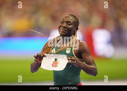 05 août 2024 : // participe au /#2/ /#3/ le jour 10 des Jeux Olympiques au stade de France, Paris, France. Ulrik Pedersen/CSM. Banque D'Images