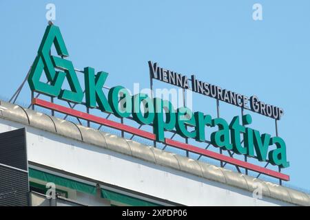 Kooperativa logo Company République tchèque Kooperativa Insurance Banque D'Images