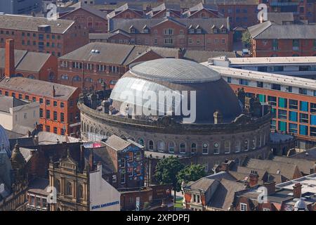 Une vue de la Bourse de maïs à Leeds City Centre, West Yorkshire, Royaume-Uni Banque D'Images