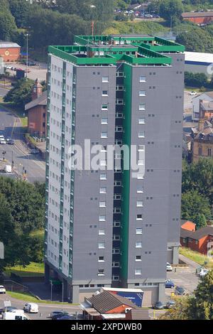 Appartements Lovell Park Heights dans Leeds, West Yorkshire, Royaume-Uni Banque D'Images