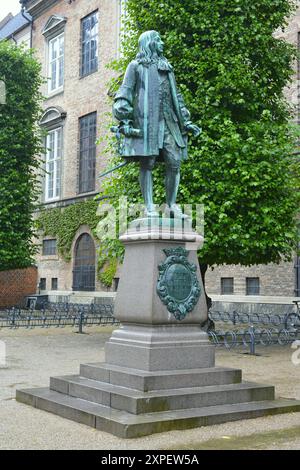 Jardins de la Bibliothèque royale danoise, Copenhague, Danemark, Scandinavie Banque D'Images