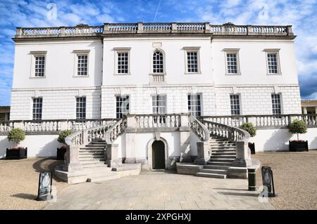 The Queen's House, Royal Museums Greenwich Park, Londres, Royaume-Uni. Premier bâtiment en Angleterre à être créé dans le style «palladien». Architecte : Inigo Jones Banque D'Images