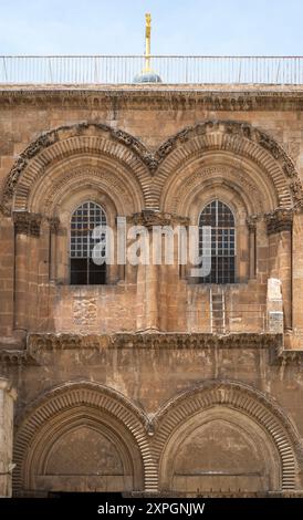 Jérusalem, Grabeskirche, Eingang Banque D'Images