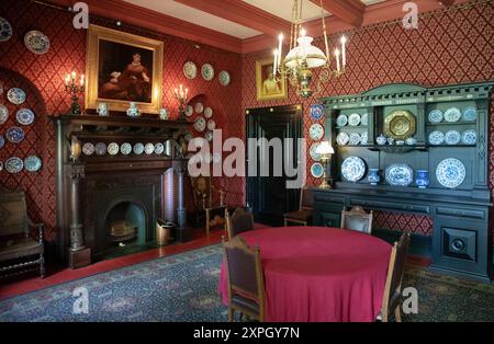 The Dining Room, Leighton House Museum, Londres, Royaume-Uni Banque D'Images