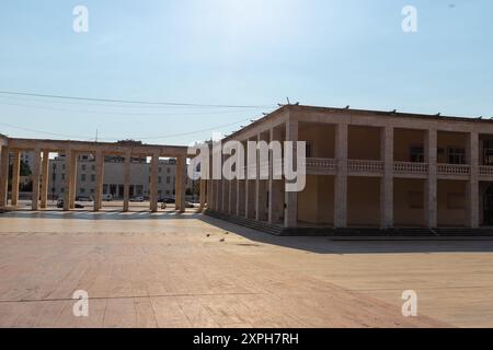 Musée archéologique national de Tirana et a été le premier musée fondé après la seconde Guerre mondiale dans le pays. Il est situé à l'est du mot Banque D'Images