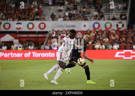 Toronto, ON, Canada, 19 juin 2024, D. Etienne en action au match de soccer de la Ligue majeure entre Toronto FC et Nashville SC au BMO Field. Banque D'Images