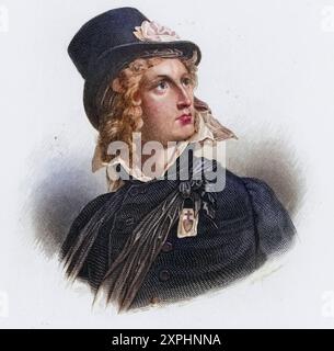 Louis de Verger, marquis de Larochejacquelin 1777-1815, Französischer royalistischer soldat. Kommandierte die Armee der VendÃ e 1814 und verteidigte d Banque D'Images