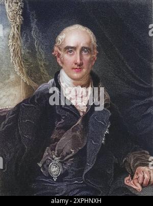 Richard Colley Wellesley, Marquis Wellesley 1760-1842 in Irland geborener britischer Staatsmann, älterer Bruder von Arthur Wellesley, Herzog von Welli Banque D'Images