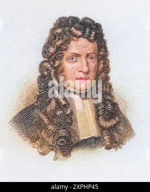 Johann Georg Graevius 1632 bis 1703. Deutscher Altphilologe und Kritiker. AUS dem Buch Crabbes Historical Dictionary, erschienen 1825., Historisch, digital restaurierte Reproduktion von einer Vorlage aus dem 19. Jahrhundert, date du dossier non précisée Banque D'Images