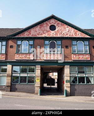 L'ancienne Leek and Moorlands Co-operative Society construit Penny Bank House à Leek, North Staffordshire Banque D'Images