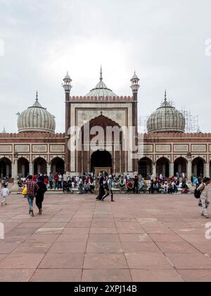 Mosquée Jama Masjid à Delhi/Inde Banque D'Images