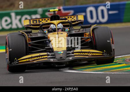 Mogyorod, Hongrie. 20 juillet 2024. Grand Prix de Hongrie de formule 1 à Hungaroring, Hongrie. Photo : n°4 Lando Norris (GBR) de l'écurie McLaren Formula 1 Team dans la McLaren MCL38 © Piotr Zajac/Alamy Live News Banque D'Images