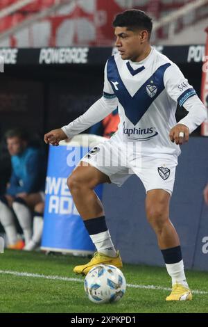 Argentine. 06 août 2024. Buenos Aires, 06.08.2024 : Claudio Aquino de Velez Sarsfield lors du match pour la Copa Argentina au Libertadores de America Stadium ( Credit : Néstor J. Beremblum/Alamy Live News Banque D'Images