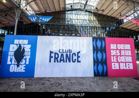 CLUB FRANCE OLYMPIQUE 2024 PARIS Banque D'Images