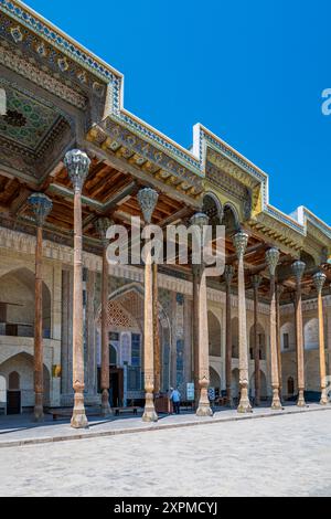 Mosquée Bolo Haouz, Boukhara, Ouzbékistan Banque D'Images