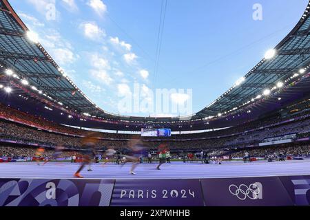 Saint-Denis, France. 2 août 2024. Vue générale Athlétisme : Décathlon masculin - 400m lors des Jeux Olympiques de Paris 2024 au stade de France à Saint-Denis. Crédit : YUTAKA/AFLO SPORT/Alamy Live News Banque D'Images