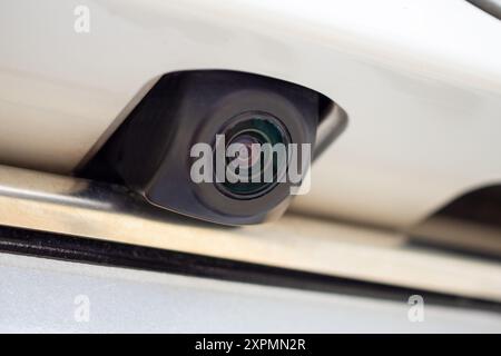 caméra de recul de voiture gros plan pour l'aide au stationnement Banque D'Images