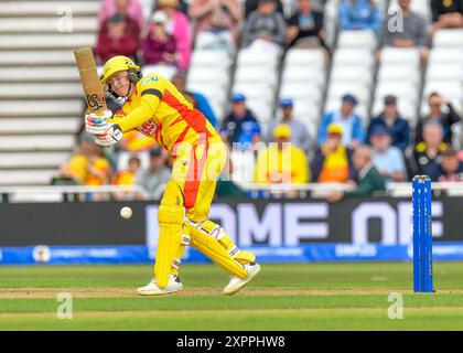 Bryony SMITH de Trent Rockets battant pendant le Hundred match Trent Rockets Women vs London Spirit Women à Trent Bridge, Nottingham, Royaume-Uni, le 7 août 2024 (photo par Mark Dunn/News images) Banque D'Images