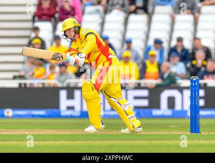 Bryony SMITH de Trent Rockets battant pendant le Hundred match Trent Rockets Women vs London Spirit Women à Trent Bridge, Nottingham, Royaume-Uni, le 7 août 2024 (photo par Mark Dunn/News images) Banque D'Images