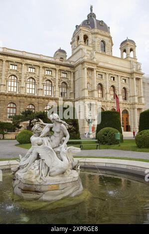 Le Kunsthistorisches Museum (Musée de l'histoire de l'Art) Maria-Theresien-Platz, à Vienne. L'Autriche Banque D'Images