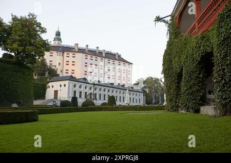 Schloss Ambras, Innsbruck. Le Tyrol, Autriche Banque D'Images