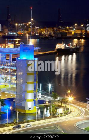 Le centre commercial El Muelle, Puerto de la Luz, Las Palmas, Grande Canarie, Îles Canaries Banque D'Images