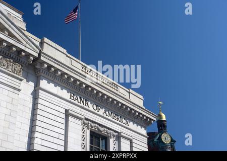 La banque d'Amérique, Washington DC, USA Banque D'Images