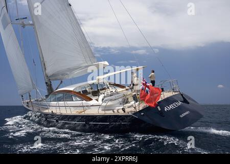 La Coupe du Super Yacht, Palma de Mallorca, Espagne Banque D'Images