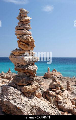 Playa d'Es Caragol, Mallorca, Espagne Banque D'Images