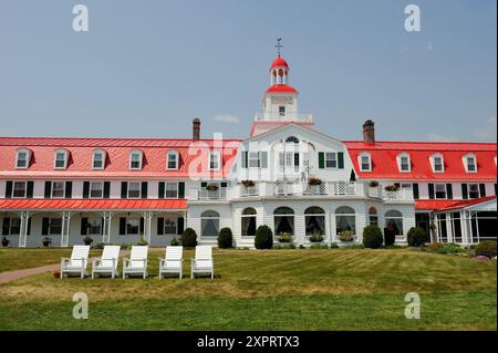 Hôtel Tadoussac, région de la Côte-Nord, Province de Québec, Canada, Amérique du Nord Banque D'Images