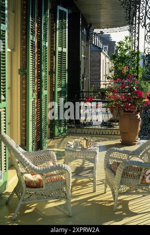 Hôtel de luxe Soniat House, Chartres Street, quartier français, Nouvelle-Orléans, Louisiane, États-Unis d'Amérique, Amériques Banque D'Images