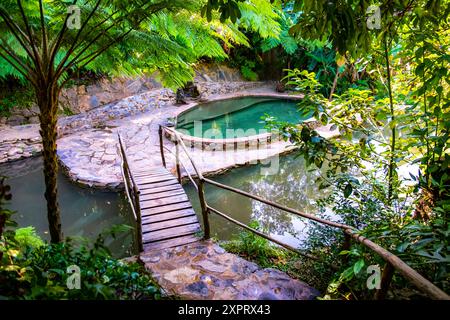 Piscine tropicale de Topes de Collantes, Trinidad, République de Cuba, Caraïbes, Amérique centrale. Banque D'Images