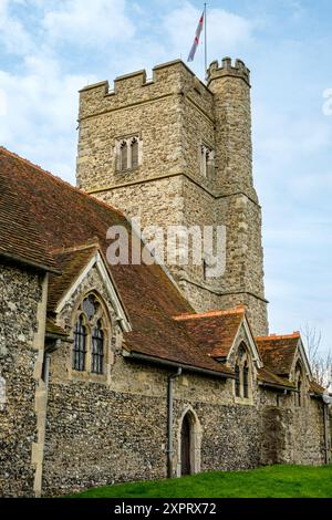 Église Sainte Marie la Vierge, Church Lane, Chalk, Kent Banque D'Images