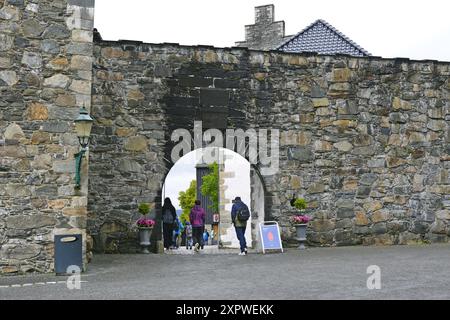 La forteresse de Bergenhus est un complexe historique situé dans la ville de Bergen, en Norvège. Banque D'Images