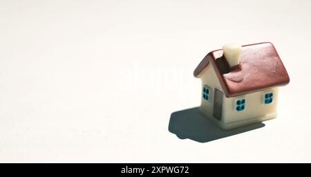 investissement immobilier et financement, nouvelle maison, assurance, enregistrement de bail, location d'appartements ou concept hypothécaire Banque D'Images